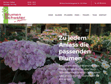 Tablet Screenshot of blumen-meidling.at